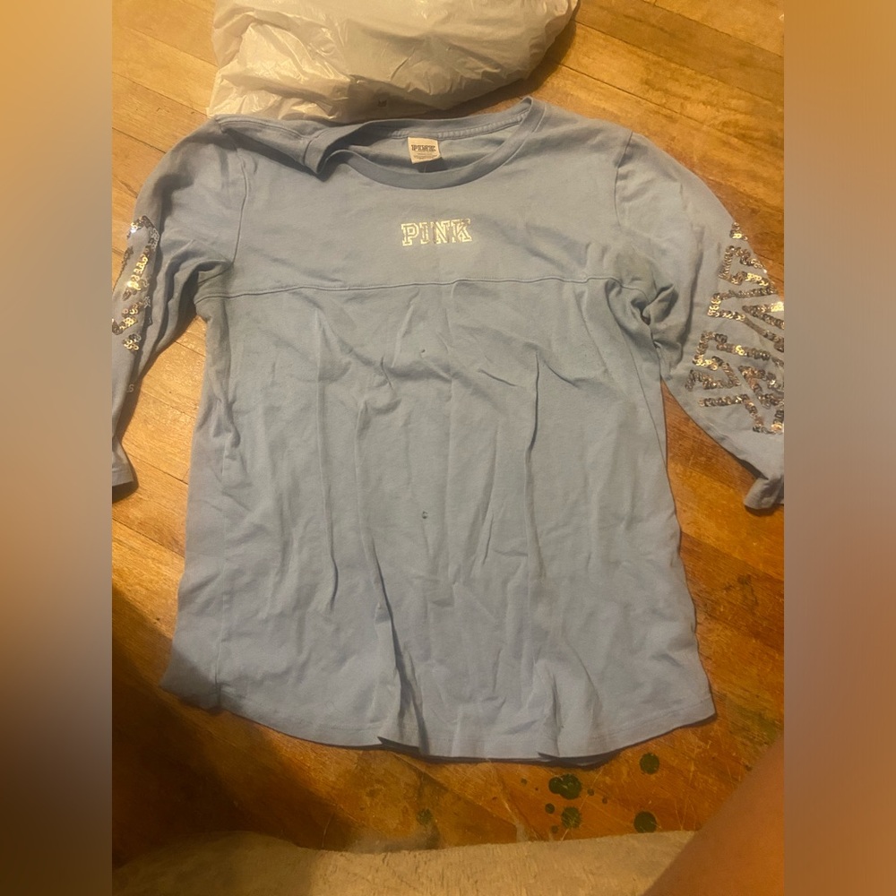 Blue pink long sleeve